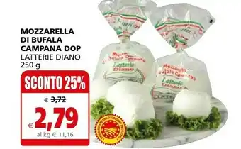 Il Gigante Latterie Diano Mozzarella Di Bufala Campana DOP offerta