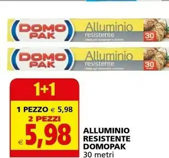 Il Gigante Domopak Alluminio Resistente 30 Metri offerta
