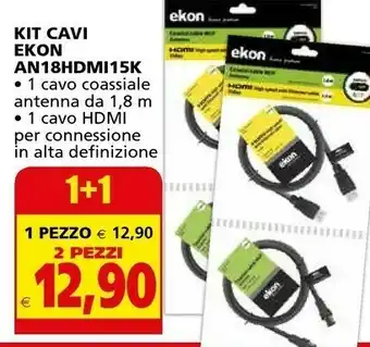 Ekon Kit Cavi AN18HDMI15K