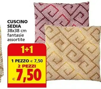 Il Gigante Cuscino Sedia 38x38 Cm offerta