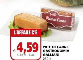 Il Gigante Galliani Patè Di Carne Gastronomia offerta