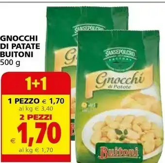 Il Gigante Buitoni Gnocchi Di Patate 500 G offerta