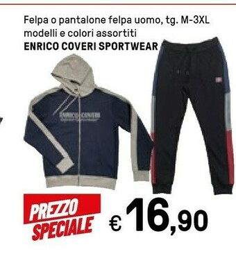 Iper La Grande Enrico Coveri Sportwear Felpa O Pantalone Felpa Uomo offerta