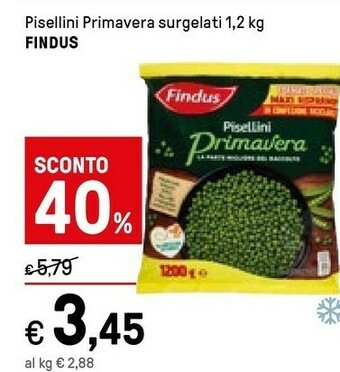 Iper La Grande Findus Pisellini Primavera Surgelati offerta