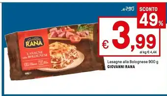 Iper La Grande Rana Giovanni - Lasagne Alla Bolognese offerta