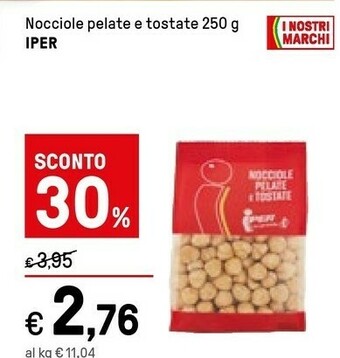 Iper La Grande Iper Nocciole Pelate E Tostate offerta