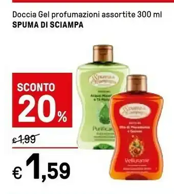 Iper La Grande Spuma di Sciampagna Spuma Di Sciampdoccia Gel Profumazioni Agna offerta