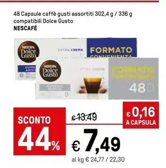Iper La Grande Nescafé Capsule Caffè Compatibili Dolce Gusto offerta