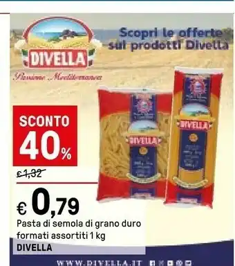 Iper La Grande Divella Spaghetti 1000 G(ml) offerta