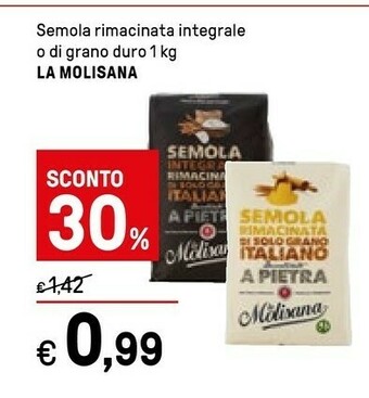 La Molisana Semola Integrale Rimacinata A Pietra 1000 G(ml)