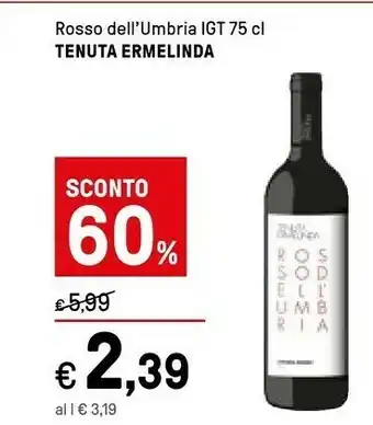 Dell Tenuta Ermelinda Rosso 'umbria