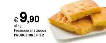 Iper La Grande Focaccia Alla Zucca offerta