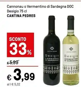 Iper La Grande Cantina Dorgali - Cannonau Di Sardegna 750 G(ml) offerta