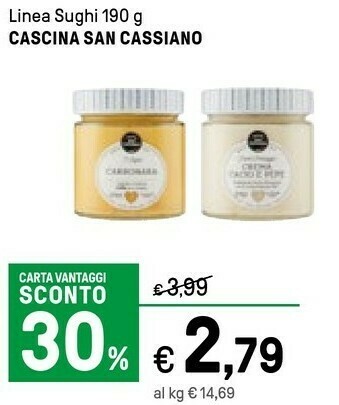 Iper La Grande Cascina san cassiano Linea Sughi offerta