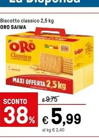 Iper La Grande Saiwa Oro Classico 2500 G(ml) offerta