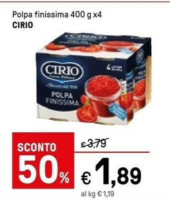 Iper La Grande Cirio Polpa Finissima offerta