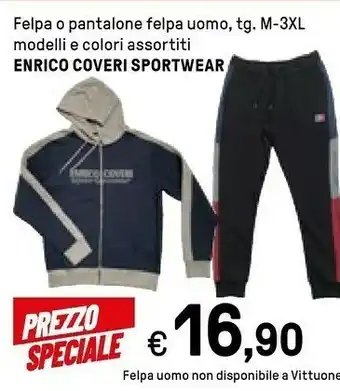 Iper La Grande Enrico Coveri Sportwear Felpa O Pantalone Felpa Uomo offerta