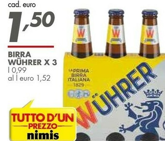 Italmark Wuhrer Birra offerta