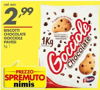 Italmark Pavesi Biscotti Choccolate Gocciole offerta