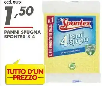Italmark Spontex Panni Spugna offerta