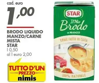 Italmark Star Brodo Liquido Manzo offerta