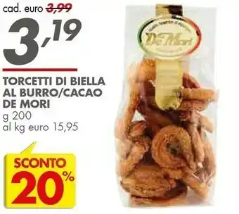 Italmark De Mori Torcetti Di Biella Al Burro /cacao offerta