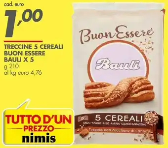 Bauli Treccine 5 Cereali Buon Essere