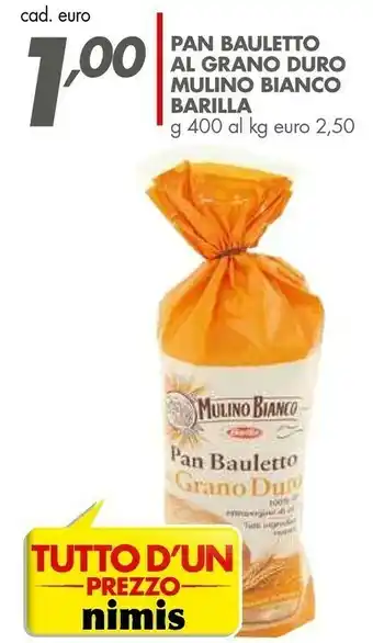 Italmark Mulino Bianco Pan Bauletto Al Grano Duro 400 G(ml) offerta