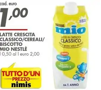 Italmark Nestlè Mio Latte Crescita Classico 500 Ml offerta