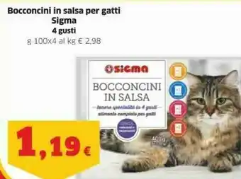Sigma Sigma Bocconcini In Salsa Per Gatti offerta