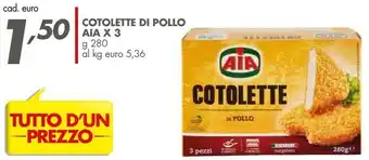 Italmark Aia Cotolette Di Pollo 280 G offerta