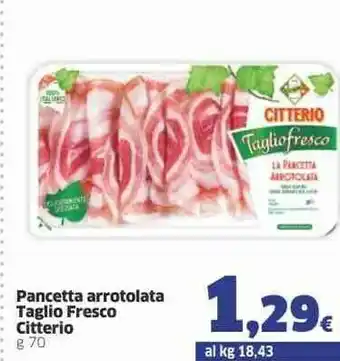 Sigma Citterio Il Prosciutto Crudo Taglio Fresco 70 G(ml) offerta