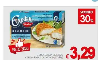 PrestoFresco Findus 12 Bastoncini Con 100% Filetti Di Merluzzo 300 G(ml) offerta