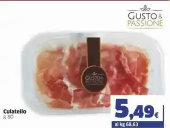 Sigma Gusto & passione Culatello offerta