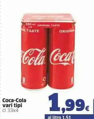 Sigma Coca Cola Vari Tipi offerta