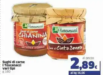 Sigma I toscanacci Sughi Di Carne offerta