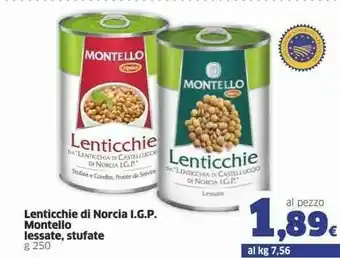 Sigma Montello Lenticchie Di Norcia Igp offerta