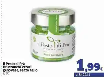 Sigma Il pesto di prà Bruzzone & Ferrari Genovese, Senza Aglio offerta
