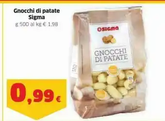 Sigma Sigma Gnocchi Di Patate offerta