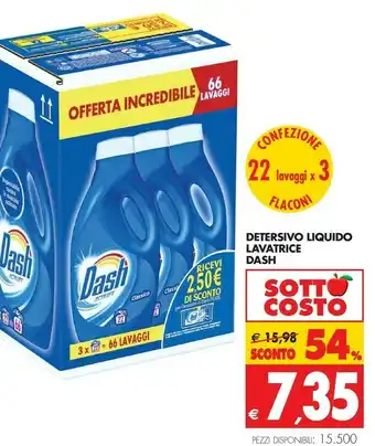Tigros Dash Detersivo lavatrice offerta