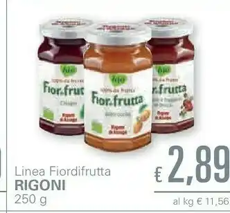 Unes Rigoni Di Asiago - Fior Di Frutta Pesche 250 G(ml) offerta