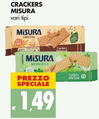 Tigros Misura Crackers offerta