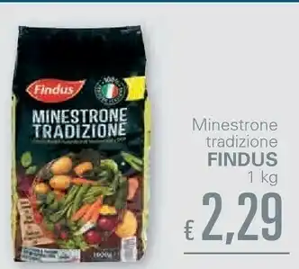 Unes Findus Minestrone Tradizione 1000 G(ml) offerta