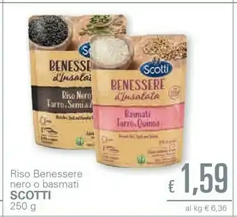 Unes Scotti Riso Benessere Nero offerta