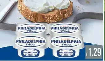 Unes Philadelphia Mini Formaggio Fresco Classico offerta
