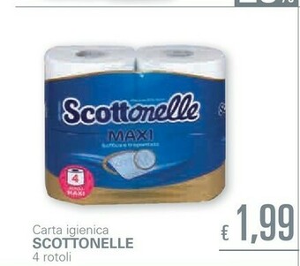 Unes Scottonelle Carta Igienica 4 Rotoli offerta