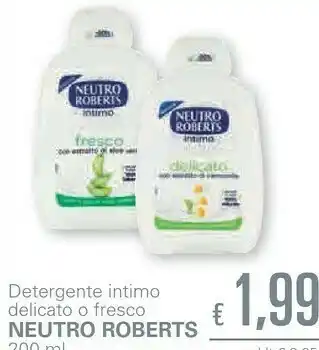 Unes Neutro Roberts Detergente Intimo Delicato O Fresco offerta
