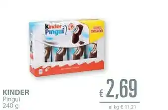 Unes Ferrero Ferrero - Kinder Pinguì Cioccolato 240 g(ml) offerta