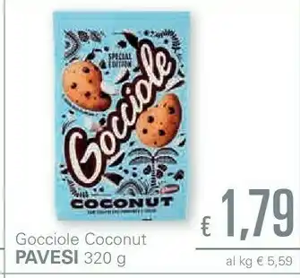 Unes Pavesi Gocciole Coconut 320 G(ml) offerta