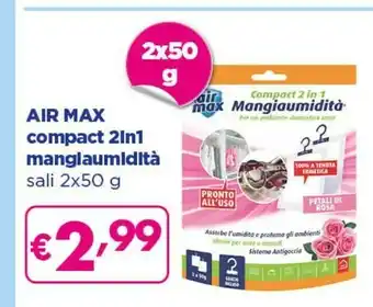 Acqua & Sapone Air Max Compact 2 In 1 Mangiaumidità offerta